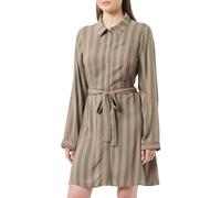 VILA Vestido camisero 'LISA' marrón / verde oscuro 38 marrón / verde oscuro