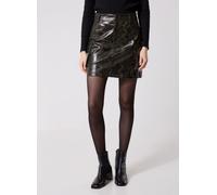 Vila Vilisana Hw Short Snake Pu Skirt 36 Verde