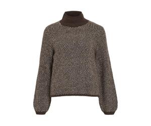 Vila Vilory High Neck L/S Knit Top - Vilory Noos - Camiseta de Punto de Cuello Alto L/S Mujer (Pack de 1)