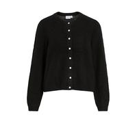 Vila Vilory O-Neck L/S Knit Cardigan-Noos, Negro (Black Beauty), M para Mujer