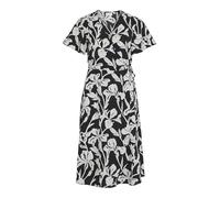 Vila Vilovie S/S Wrap Midi Dress - Vestido Noos para Mujer