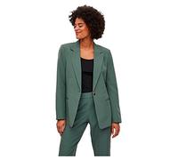 Vila Vilowny Straight Noos Blazer para Mujer, Color Verde, 40, Duck Green, 42