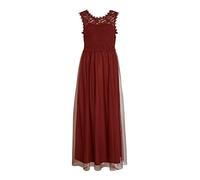 Vila Vilynnea Noos Maxi Dress Vestido, Fired Brick, 46 para Mujer