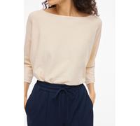 Vila Vimalu Boatneck 3/4 Sleeve Knit Top-Noos L Beige