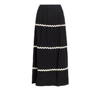 Vila Vimanda Wavy H/W Maxi - Falda, Negro (Black Beauty), 40