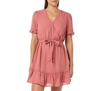 Vila Vimichelle S/S Vestido Corto con cinturón/KA, Rosa Antigua., 44