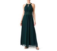Vila Vimilina Maxi Dress-Cuello de sujeción Vestido de Noche, Escarabajo 1, 38 Mujeres