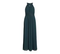 Vila Vimilina Vestido Maxi Cuello Halter/Su-Noos, Ponderosa Pine/Detail:Elastic, 40 para Mujer