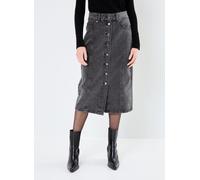Vila VIMORA HW MIDI DENIM SKIRT/ROU 34 Negro