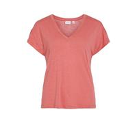 Vila Vinoel - Parte Superior de Punto de Cuello en V S/S, Coral, M