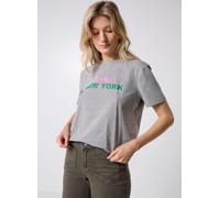 Vila Vinora S/S T-Shirt - Noos M Gris