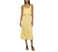 Vila Violina Strap Flounce Maxi Dress/DC Vestido, Cornsilk, 46 para Mujer