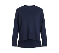 Vila Viostria O-Neck L/S Knit Top-Noos, Azul Marino, L para Mujer