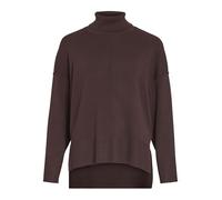 Vila Viostria Rollneck L/S Knit Top-Noos Suéter pulóver, marrón (Coffee Bean), XL para Mujer