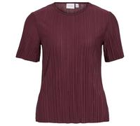 Vila Viplisa O-Neck S/S Top-Noos, Figura, S Mujeres