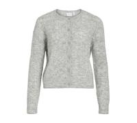 Vila Vipretty O-Neck Pointelle Cárdigan, Gris Claro, XS para Mujer
