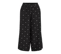 Vila Viprisilla Print H/W Culotte Pants/1, Negro (Black Beauty), 40