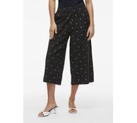 Vila VIPRISILLA PRINT HW CULOTTE PANTS/1 40 Negro