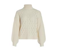 Vila Virandi L/S Roll-Neck Knit Top/BF, Abedul, M para Mujer