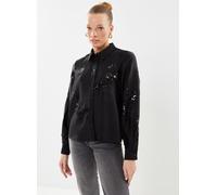 Vila Viravenna L/S Sequin Shirt/Dc 34 Negro