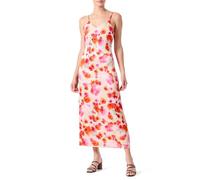 Vila Viravenna V-Neck Strap Ankle Dress/DC Vestido, Poppy Red/AOP: Poppy Red Flower, 40 para Mujer