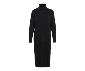 Vila Viril Roll Neck L/S Midi Dress Noos Vestido para Mujer