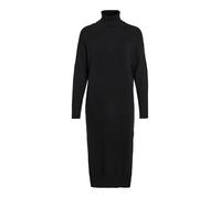 Vila Viril Roll Neck L/S Midi Dress Noos Vestido, Negro, S para Mujer