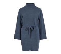 Vila Virolfie L/S Vestido de Punto con cinturón de Lazo - Noos, Vintage Indigo, S