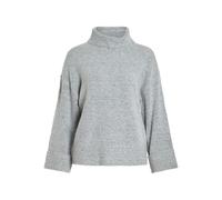 Vila Virolfie Roll Neck L/S Knit Top - Noos, Gris Claro, XL