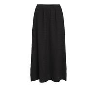 Vila Viromira HW Midi Skirt, Negro (Black Beauty), XL Mujeres