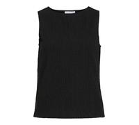 Vila Viromira O-Neck S/L Top, Negro (Black Beauty), M