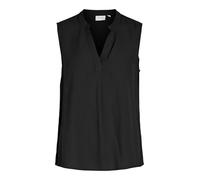 Vila Virosa V-Neck S/L Top-Noos, Negro (Black Beauty), 36 Mujeres