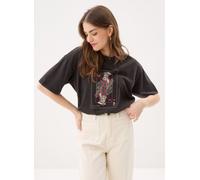 Vila Virubie O-Neck S/S Card Print T-Shirt L Negro