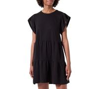 Vila Visa S/S Dress /2 Vestido, Negro, L para Mujer
