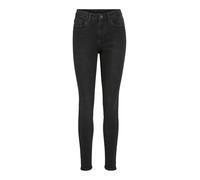 Vila Visarah RW Skinny Jeans Blk Bub00-Noos, Black Denim, M / 32L