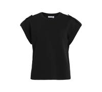 Vila Visiffi O-Neck Cap Sleeve Top/PB, Negro (Black Beauty), L
