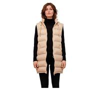 Vila Vitrish New Padded S/L Vest - Noos, Chaleco Mujer, Beige, 36