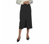 Vila Vivarone HW Long Skirt-Noos Falda, Negro, 46 Mujeres