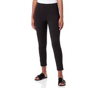 Vila Vivarone HW Slim Pant-Noos Pantalones de Tela, Negro, 44 para Mujer