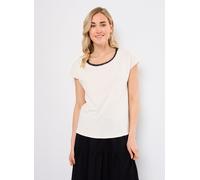 Vila VIVERANO O-NECK S/L BRAID TOP M Beige