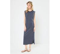 Vila Viveriana O-Neck S/L Midi Dress, Azul Marino, M Mujeres