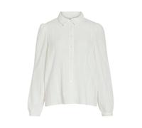 Vila Vizania L/S Shirt-Noos, Cloud Dancer, M Mujeres