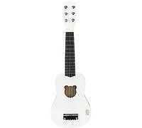 Vilaac - Guitarra de madera para niños con 6 Real Nylon, 1 Pick and A Spare Set of Strings Guitarra Blanca-A partir de 3 años-8375, 8375, 3 años +, 52 x 18 x 6 cm