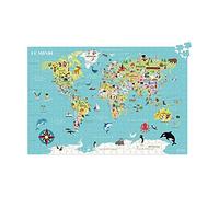 VILAC-500 pcs Map of The World Puzzles de Madera, Multicolor (7619)