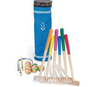 VILAC- 6 Players Large Croquet Set with Bag Juegos de Habilidad, Multicolor, Medium (4093B)
