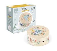 VILAC 7113 - Tambor de cajón de Madera para niños (1 Tambor de Madera, Juegos de Despertar para niños de Madera, Juguete para niños a Partir de 3 años, 7113