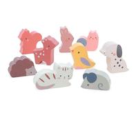 Vilac 7126 - Animales domésticos de Sarah Betz - 9 animales de madera ilustrados y sonidos auténticos - Despertar auditivo y Sensorial - Inspiración Montessori - Idea de regalo para nacimiento desde