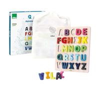 VILAC ABC Alphabet - Shape Puzzle to Sort