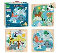 VILAC Animals of The World - 3 x 16 pcs Puzzles