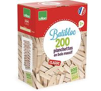 Vilac - Batibloc Classic, 200 Piezas en Madera Maciza (2134)
